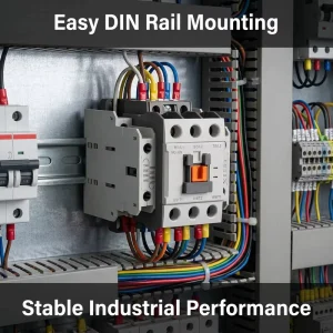 MC 3P AC Magnetic Contactor 24V-380V 9-630A 50/60Hz for AC Motor Applications Din Rail Free Standing Enclosure Mounting
