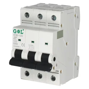 MCB 10kA High Breaking Capacity AC 3P Miniature Circuit Breaker IEC/EN 60898-1