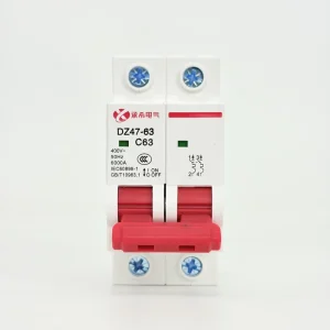 MCB 1P 2P 3P 4P 6A 63A DZ47 Series Circuit Breaker 6kA Breaking Capacity Small Portable Residual Current Protection