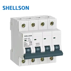 MCB 4P 6A 10A 16A 20A 25A 32A 40A 50A 63A 230V/400V Mini Circuit Breaker 4.5KA Miniature Circuit Breaker