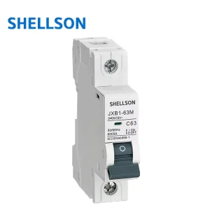 MCB 6KA 1P 2P 3P 4P 32A 40A 50A 63A AC Circuit Breaker Miniature Electric Earth Leakage Circuit Breaker