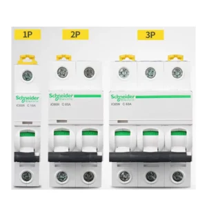 MCB Acti9 IC65N Series 1A 2A 3A 4A 6A 10A 16A 20A 25A 32A 40A 50A 63A Miniature Circuit Breaker