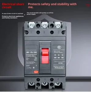 MCB Copper 3P+N 4P Voltage Overvoltage Protection 35kA Short circuit and Extinguish the Fire Factory Produce