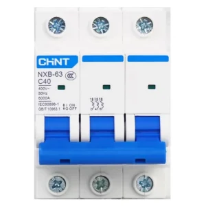 MCB Mini Circuit Breaker 1P 2P 3P 4P 6A 10A 20A 25A NXB-63 DC Contactor 220V 6ka