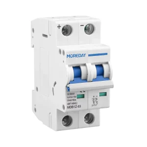 MCB Miniature Circuit Breaker with Ce Certification 1P 2P 3P 4P 6KA 63A 600V 1000V DC 1000V Mini Circuit Breaker
