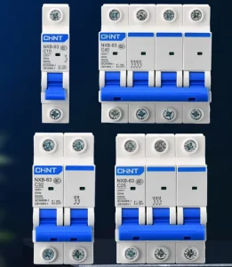 MCB NXB-63 1P 2P 3P 4P 1A 2A 3A 4A 6A 10A 16A 20A 25A 32A 40A 50A 63A B C D Miniature Circuit Breaker