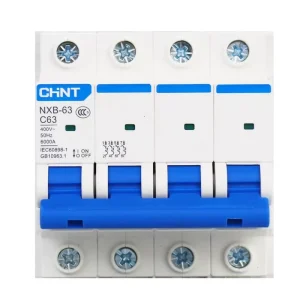 MCB NXB-63 Series 1P 1A to 6A Copper Miniature Circuit Breakers 230VAC 6ka Breaking Capacity