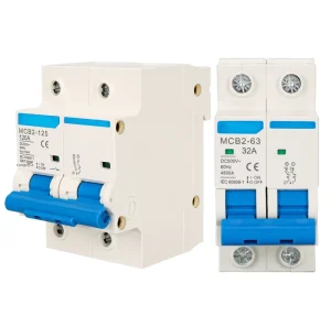 MCB2 125 120A Miniature Circuit Breaker C6A BCD Curve MCB Small Air Switch for Secondary Power Distribution 50Hz