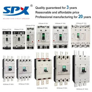 SM30 30S 3300 3P High Breaking Capacity Moulded Case Circuit Breaker MCCB