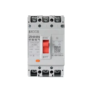 MCCB 125A 3P Molded Case Circuit Breaker ZH-M1L-125L/3300 400V 50Hz for Industrial Power Distribution