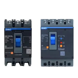 MCCB 3P 4P 400A 500A 630A T5N400BW Adjustable Electronic Trip Molded Case Circuit Breaker