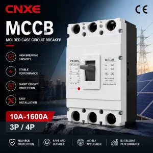 MCCB 3P 4P Molded Case Circuit Breaker 10A-1600A Distribution Circuit Breaker Special for Distribution Cabinets