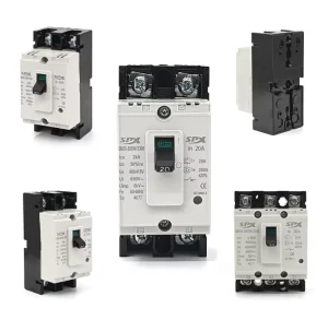 MCCB Breaker 3 Pole Molded Case Circuit Breaker 2P 3P 5KA 400V Thermal Magnetic Trip Unit Overload Protection SM30-30CW