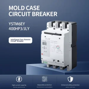 MCCB Molded Case Circuit Breaker 3P 400A 70kA Electronic Trip AC400V 50Hz for Industrial Power YSTM6EY-400HP3/JLY