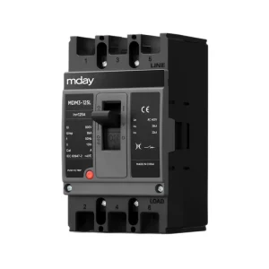 MDAY AC MCCB 3P 125A Molded Case Circuit Breaker Thermal Magnetic IEC 60947-2 400V 35kA IP20 MDM3-125L