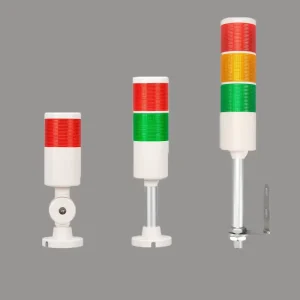 MDCN Flashing LED Warning Light 24V Three Color Multi layer Indicator Light 180 Degree Folding Sound and Light Alarm Indicator