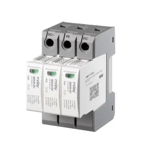 MDH9 3P 800V 20KA T1+T2 DC SPD Surge Protectors Lightning Arrester Types for Electronic Equipment and Industrial Use
