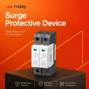 MDN40 T2 2P 3P 1000V DC SPD Surge Protective Device Lightning Protection Solar Systems Industrial Electronic Equipment