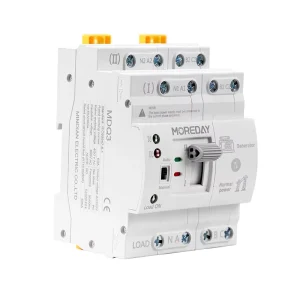 MDQ3 Automatic Transfer Switch 2P 4P 63A AC220V 110V ATS Dual Power Transfer PC Class with Undervoltage Protection