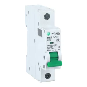 MEB2 80H Series Miniature Circuit Breaker MCB Micro Overload Protection Plastic Small Circuit Breaker Mini