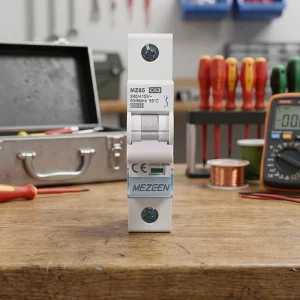 MEZEEN Miniature Circuit Breaker MZ65 Type B C D Curve Full Range 1P 1-63A 230V 6kA 50/60Hz Air Type