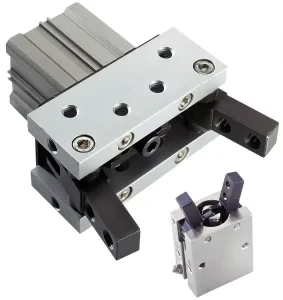 MHT2-40 ISO4414 Two Finger Angular Air Gripper Cylinder