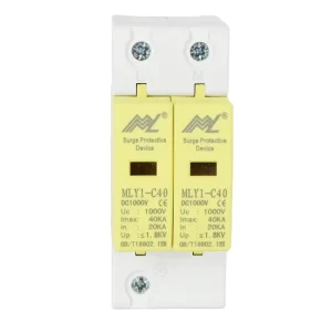 MLY1 C40 Low Voltage Surge Arrester DC 500V Surge Protective Device with 40KA Imax 385V UC 2P 3P 4P Poles