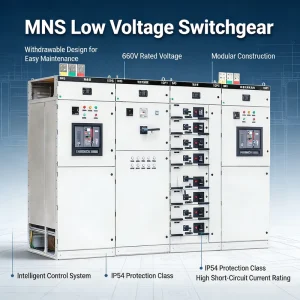 MNS Low Voltage Metal Outdoor Switchgear Cabinet with Busbar and Distribution Box Electrical Supplies