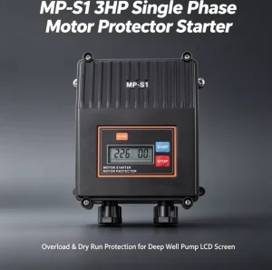 MP S1 OEM 3HP Single Phase Motor Protector Starter with Motor Stalled&Dry Run Protection for Deep Well Pump