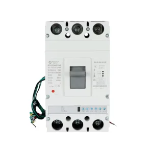 MTM1E 400A Three Pole Electronic Type MCCB Molded Case Circuit Breaker Adjustable CCC Certified 400V 100/65kA Breaking Capacity