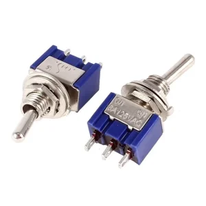 MTS 102 103 202 203 Toggle Switch 3 pin 6 pin Two Three Positions Single Double Pole Switch