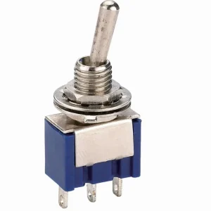 MTS-103 ON-OFF-ON Toggle Switch for Electrical Equipment (125VAC/250VAC 6A IP40 CE Certified)