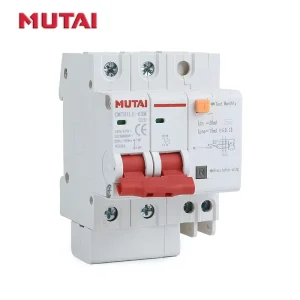 MUTAI CMTB1LE 63 Rcbo 16 Amp 32 Amp 2P 2 Phase Residual Current Operated Earth Leakage Circuit Breaker