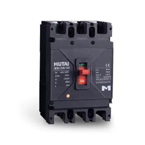 MUTAI High Quality 250A 400 415 Low Voltage MCCB General Electric Molded Case Circuit Breaker MCCB 200amp Breaker