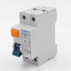 MWL2 63 Copper Residual Current Operated Circuit Breaker 40A 30mA 2Pole RCBO RCCB Miniature Circuit Breakers AC Type 6kA