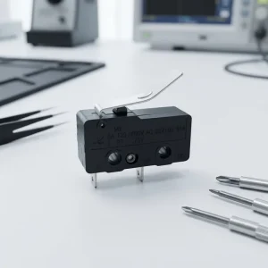 MX11 11NO BA1 2Pin Customized Lever Switch NrmalOpen DIP Momentary Micro Limit Lever Switch SPST 10A Max Plastic