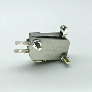 MX12-10 Micro Switch SPDT 3Pin 16A 250VAC Plastic Waterproof IP41 5E4 Roller Lever PCB Mount Home Appliance