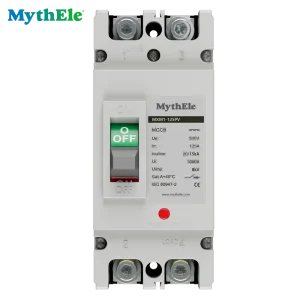 MXM1-125PV 2P 125A DC 500V Moulded Case Circuit Breaker MCCB for Solar