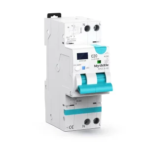 MXP1LE 40 1P+N 40A RCBO 230V 30mA 6kA Residual Current Overload Protection
