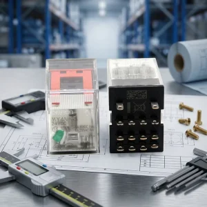 MY4N GS General Purpose Relay 14-Pin 4PDT Electromagnetic Plug-in Relay Industrial Control Relay