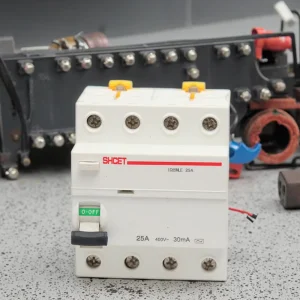 Magnetic Electronic AC RCCB 10A 16A 20A 25A 32A 40A 50A 63A 2P 4P Residual Current Circuit Breaker Earth Leakage ELCB