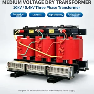Maintenance Free Cast Resin Transformer 3 Phase 24kV 50kVA Aluminum Winding SCB18 AF Air Cooling Dry Transformer
