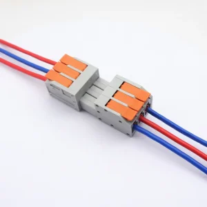 Male Female Docking Quick Wire Connector Universal Compact Electrical Wiring Connectors Push in Conductor Terminal Block