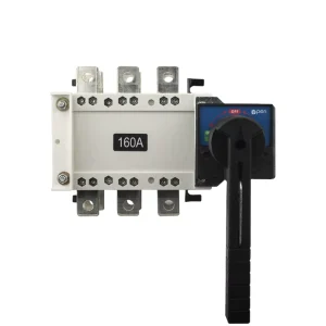Manual Transfer Isolation Switch Load Breaker Switch Load Isolation Switch 63A 125A 200A 315A 500A 630A 1600A 3P MBB