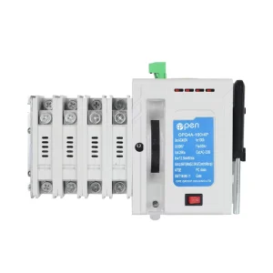 Manual and Automatic Transfer Switch ATS Switching 100A 160A 250A AC Type 4 Poles Dual Power PC Automatic Transfer Switch