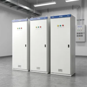 Manufactured Dual Power Cabinet With ATS Automatic Transfer Switch for Mains Power Conversion