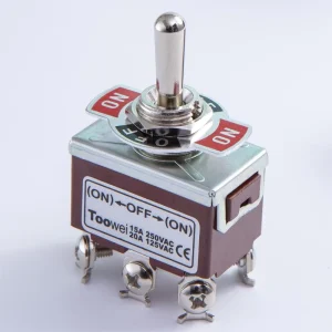 Manufacturer 10Amp 12v 250v Momentary DPDT Toggle Switch