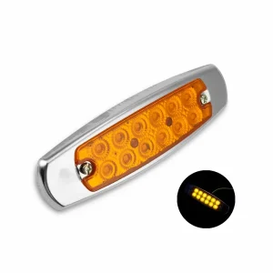 Manufacturer 12V 24V Square Led Side Indicator Strobe Warning Lamp Side Marker Light for Truck Trailer