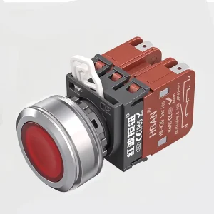 Manufacturer 400V 20A ABS Rotary Head Push Button Switch Full Illuminated Momentary Latching Action Pin Terminal IP65