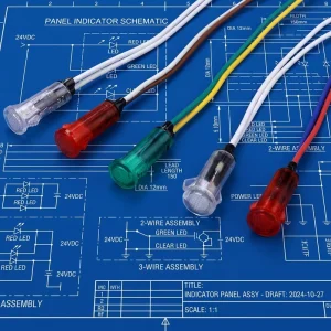 Manufacturer Direct Sales Plastic LED Indicator Light Electric Water Heater Indicator Light